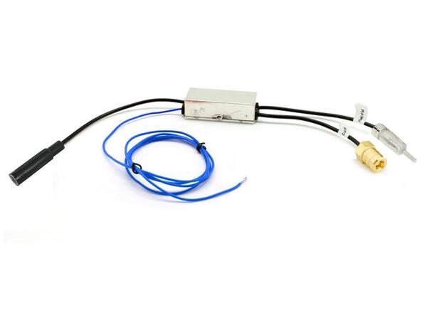 Connects2 FM/DAB splitter - SMB DIN (Hunn) - DIN (Hann) - SMB (Hunn)